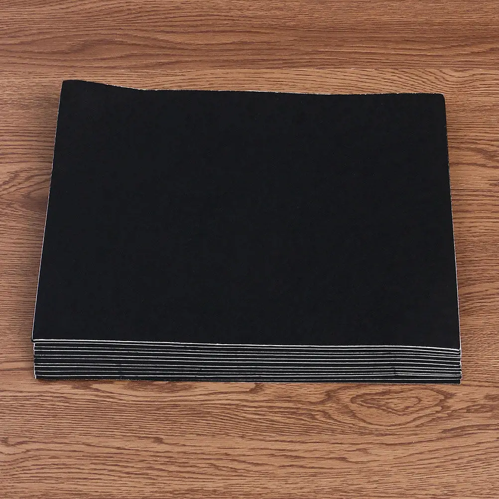 

10 листов войлока с высоким содержанием волокон и клеевым слоем, формат А4, для поделок, декораций, сумок, украшений