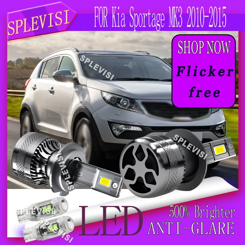 

Improved Visibility at Night Durable Plug and Play H7 Low Beam Lights For Kia Sportage MK3 2010 2010 2011 2012 2013 2014 2015