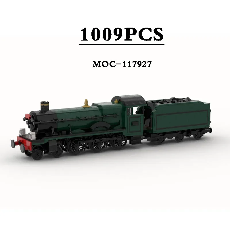 Building Blocks MOC-117927 Steam Locomotive Great Western Railway Train Model 1009PCS, Children's Birthday Gift, Christmas Toy