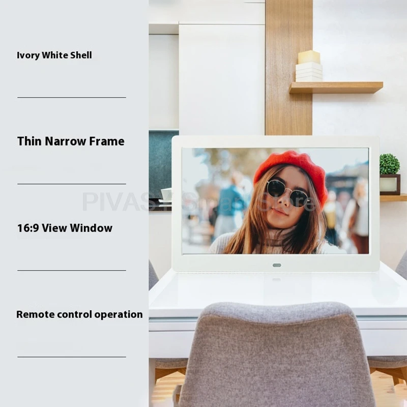 7 8 10 Inch HD Electronic Album Digital Photo Frame Clock Calendar Picture Music Video Player Multi-Functional High Resolution