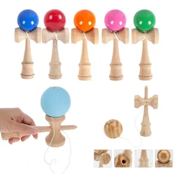 1PC Wooden Sword Ball Toy Splicing Skill Creative Skill Ball For Yard Stadium Home Park Sword Ball Outdoor Toy Children Gift