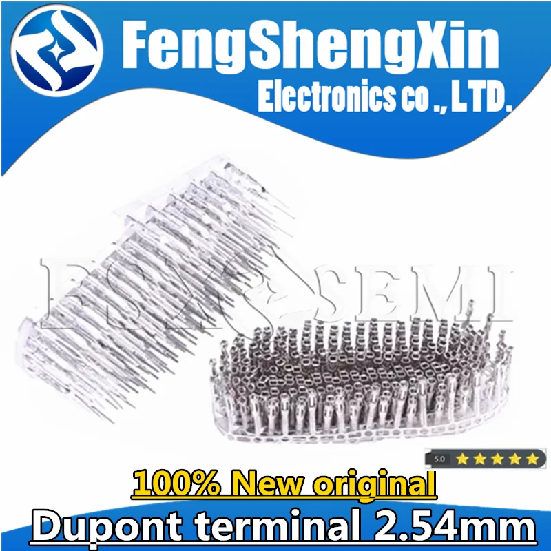 Dupont terminal 2.54mm For Half Gold Plated Dupont Connector Need Tinniness Copper Metal Terminal Female Or Male Pin