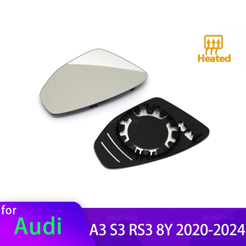 Heating Side Mirror Glass Lens Door Wing Rear View Mirror Glass for Audi A3 8Y S3 8Y  RS3 8Y RS A S 3 2020-2024 Accessories