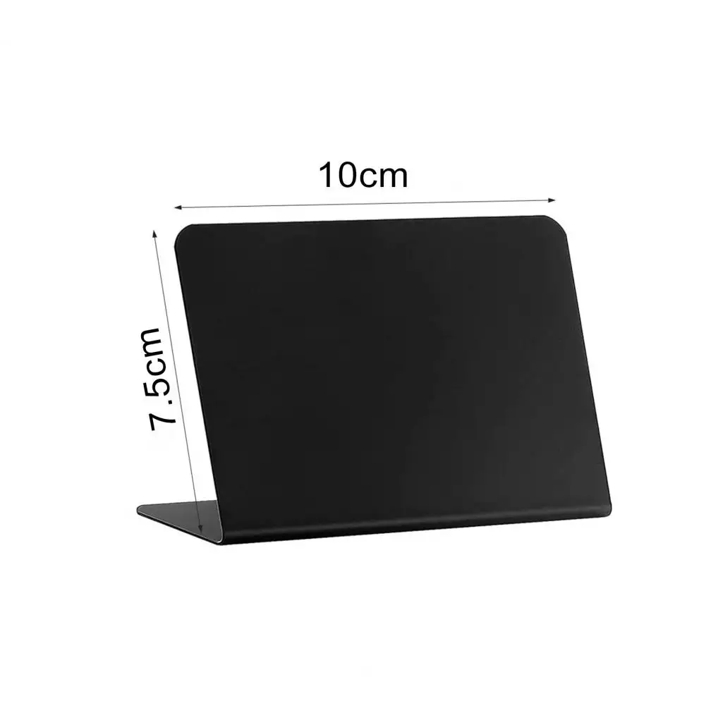 1 Set Mini Chalkboard Signs L-shaped Small Blackboard Set Erasable Message Board Tabletop Chalkboard Signs For Home Office Store