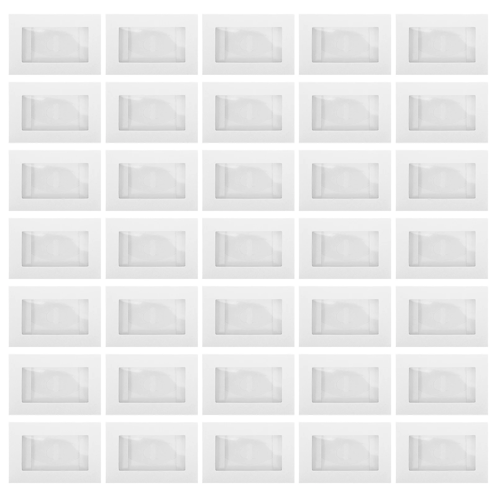 

50pcs Creative Invitation Sets Unique Window Design Heart Clasp Wedding Decorative Envelope Box Greeting Card Birthday Blank