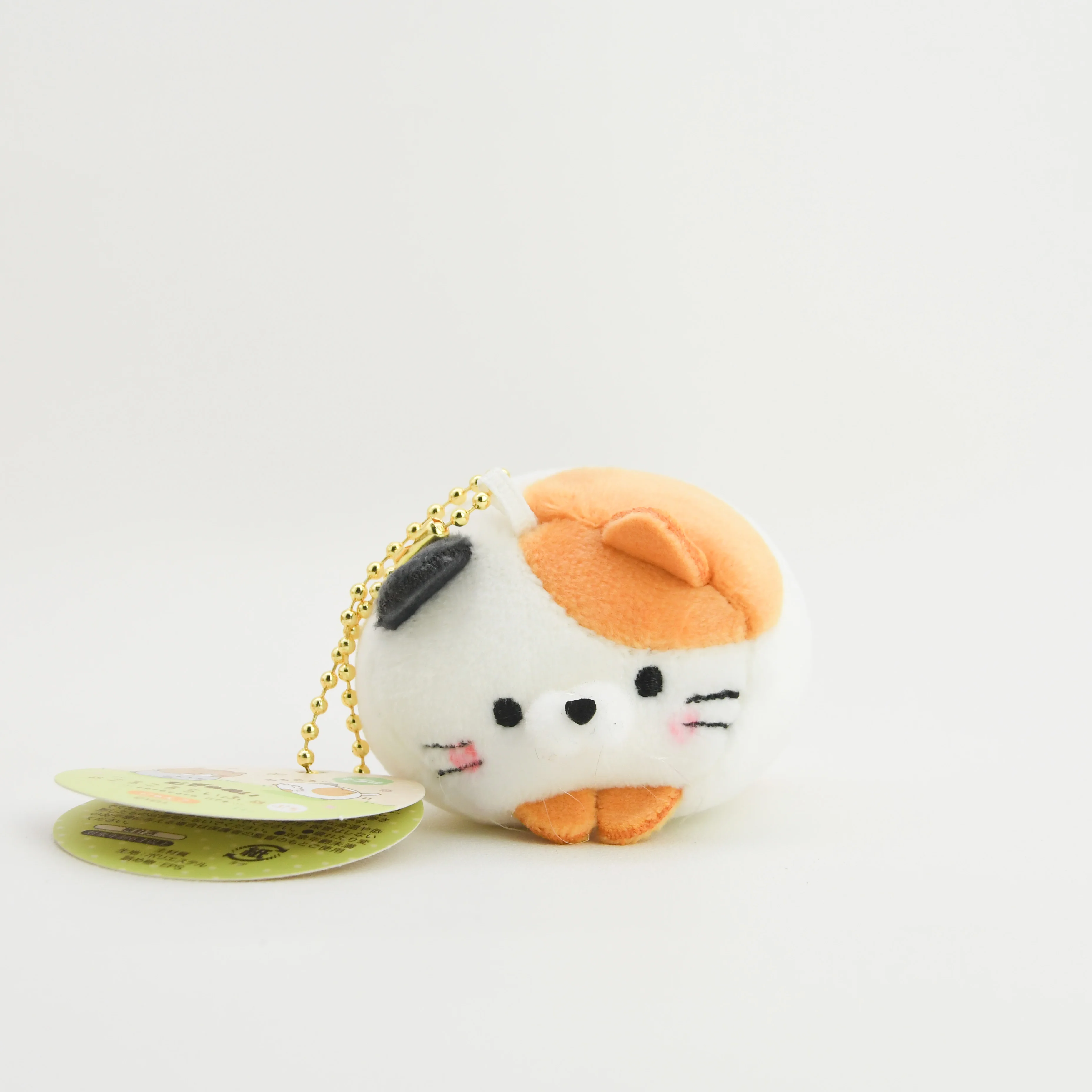 Yell World Plush toy Korokoro Life Plush Kitty Petite cute calico tabby cat neko round cylinder animal stuffed dolls BC pendant