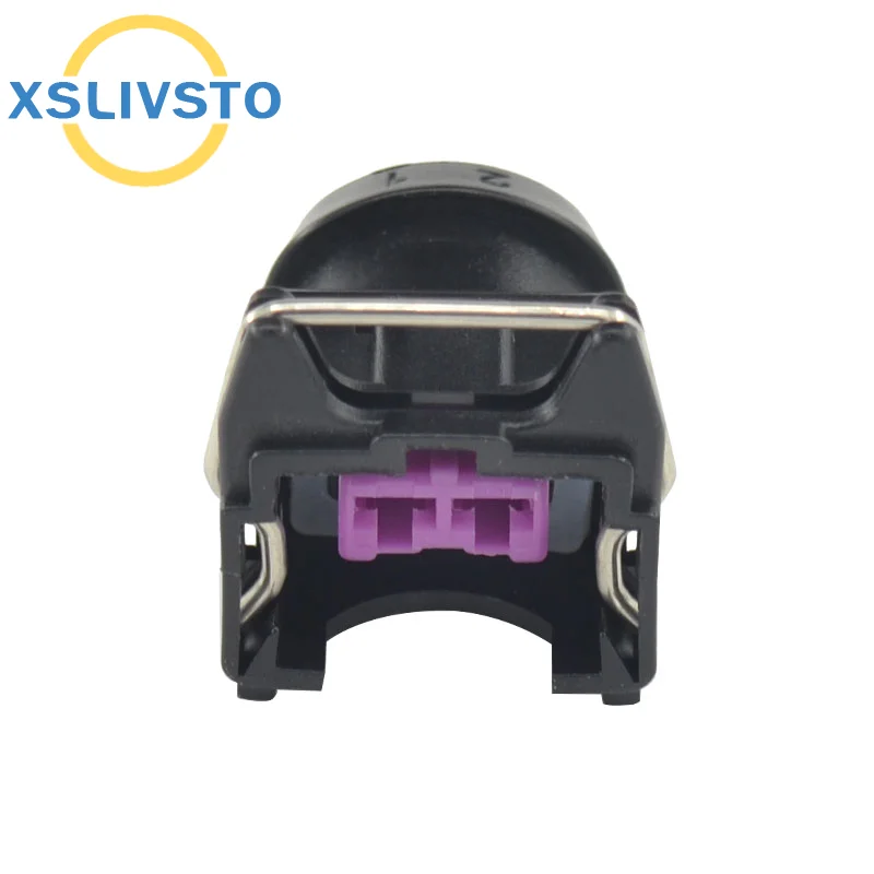 1 Set 2 Pin female Auto waterproof connector EV1 Auto Fuel Injector Plug For Bora Jetta Passat 443 906 232 443906232