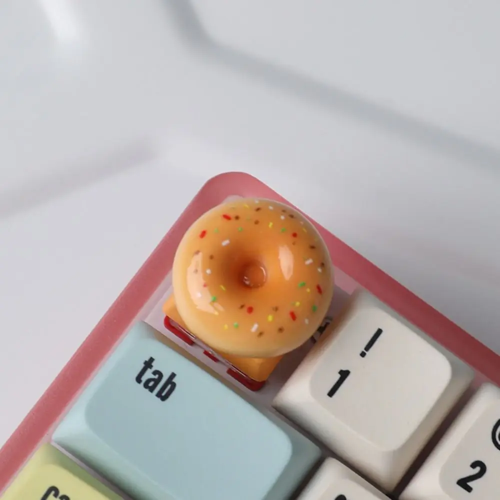 

Universal Pineapple Bun Keycaps Little Key 3D Cute Bread Keyboard Cap Food Decoration Mechanical Keyboard Keycap