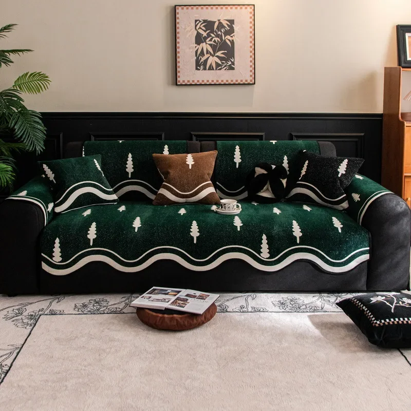 

2025 NEW Chenille Sofa Covers for Living Room Non-slip Couch Cover Four Seasons Sofa Towel Mat Home Decor 쇼파 커버 Copri Divano