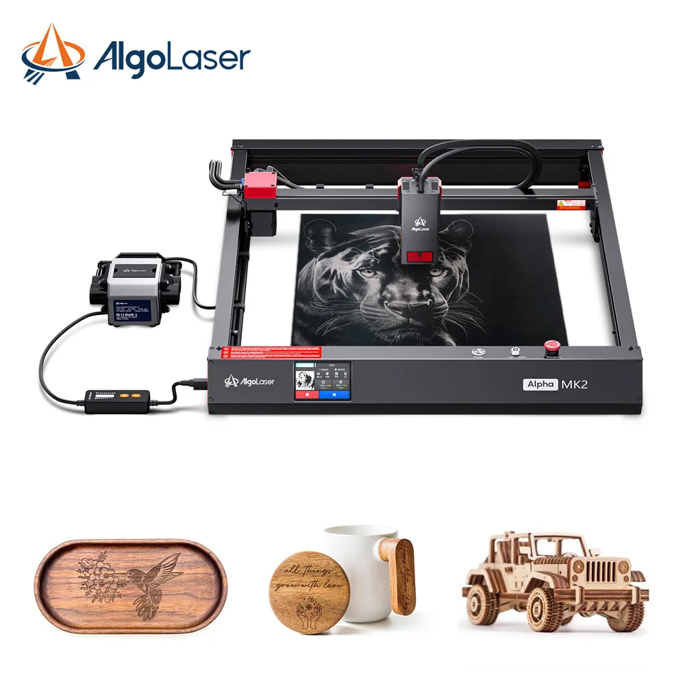 Laser Engraver CNC Cutting Machine For Acrylic Leather MDF Wood Multi Materials DIY Engraving Cutting Projects