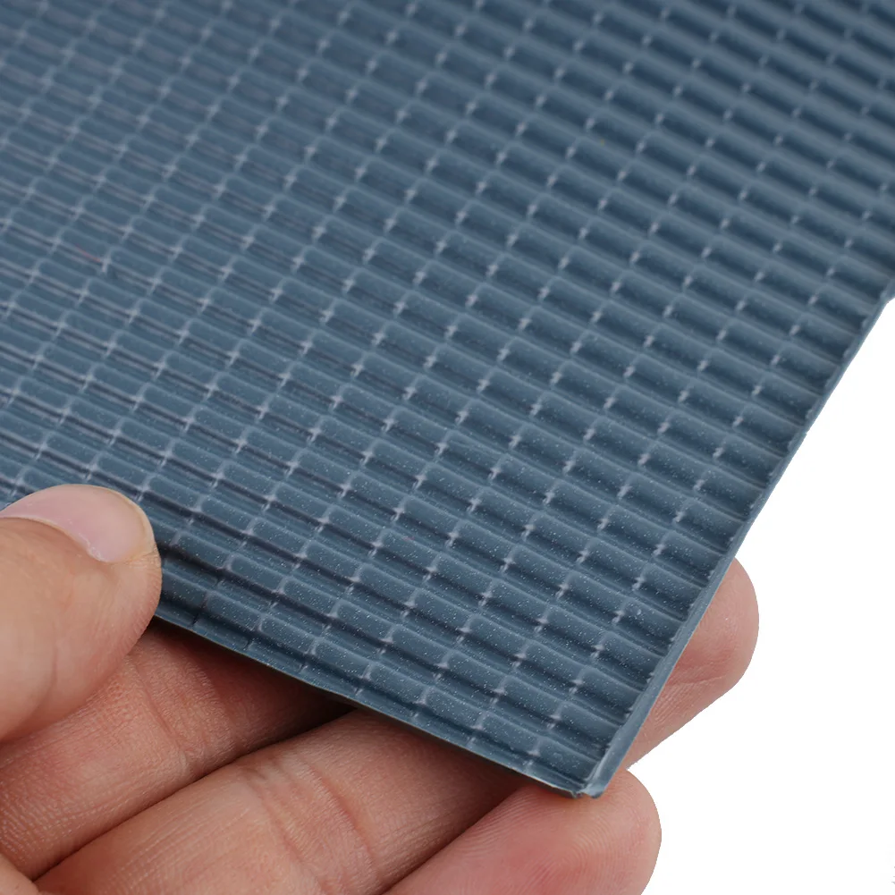 

Simulation Model Tiles DIY Environmental Art Good Texture Grey Blue Miniature O Scale PVC Plastic Part Sand Table