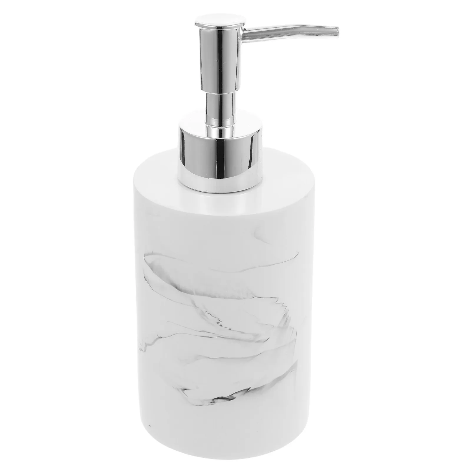 

Resin Refillable Soap Dispenser Portable Pump Bottle 270Ml for Bathroom Kitchen Countertop Hand Dispenser