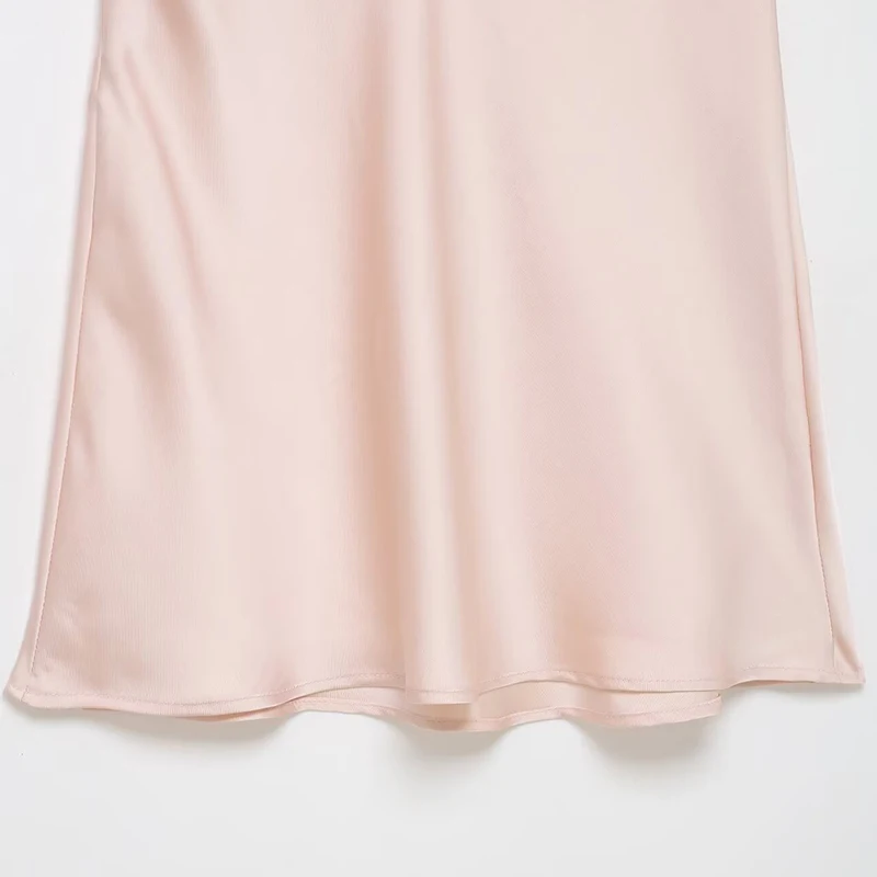 ชุดเดรสผู้หญิง 2025 แฟชั่นใหม่ เซ็กซี่ ผ้าซาติน แต่งผ้าลูกไม้ ชุดเดรสสายเดี่ยวสำหรับผู้หญิง ดีไซน์เก๋ไม่ซ้ำใคร ชุดมินิเดรสผู้หญิง