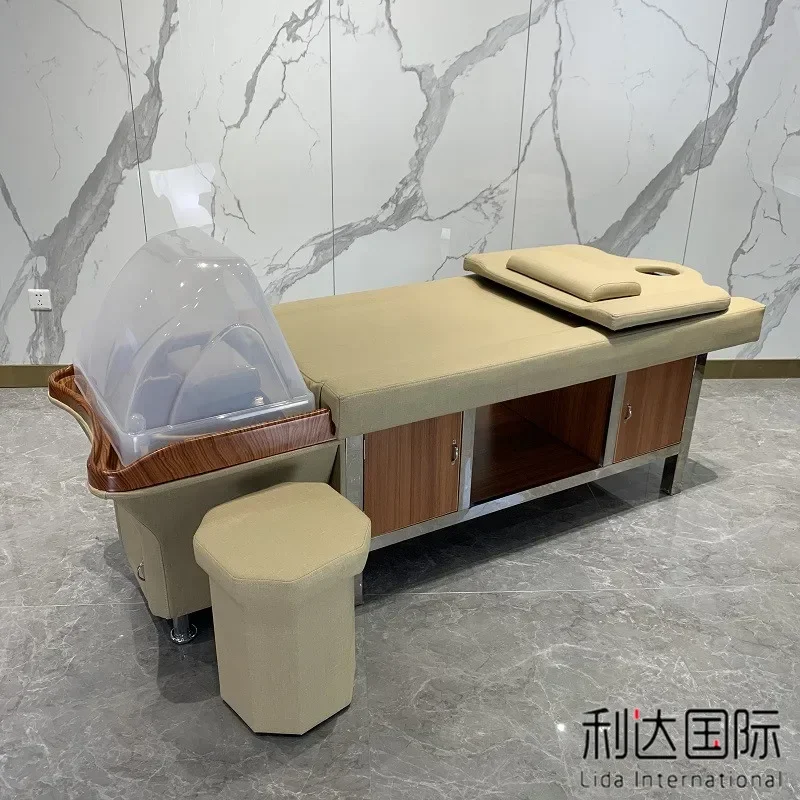 

ss newHead Treatment Bed Hair Care Center Fumigation Shampoo Chair Beauty Salon Barber Shop Ear Cleaning Shop Massage Couch
