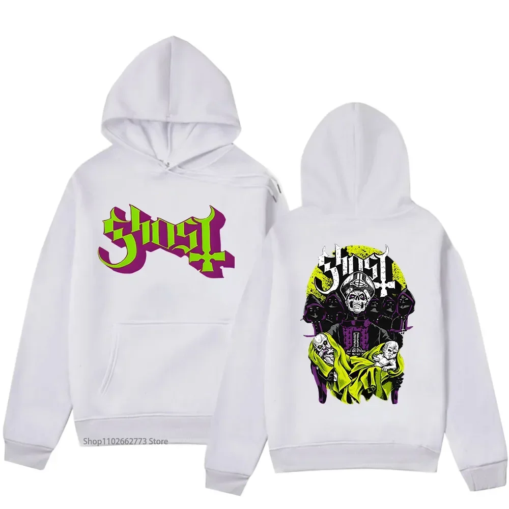 LE 2024 Usai Ghost Band Sudah Hoodie High Street Sweatshirt Female/Male Winter Clothes Women Fashion Long Sleeve