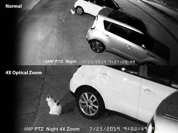 Anpviz 4MP PoE PTZ CCTV IP Dome Camera 4X Optical Zoom 2560x1440@30fps Security Camera Perimeter Protection Built-in Audio Alarm