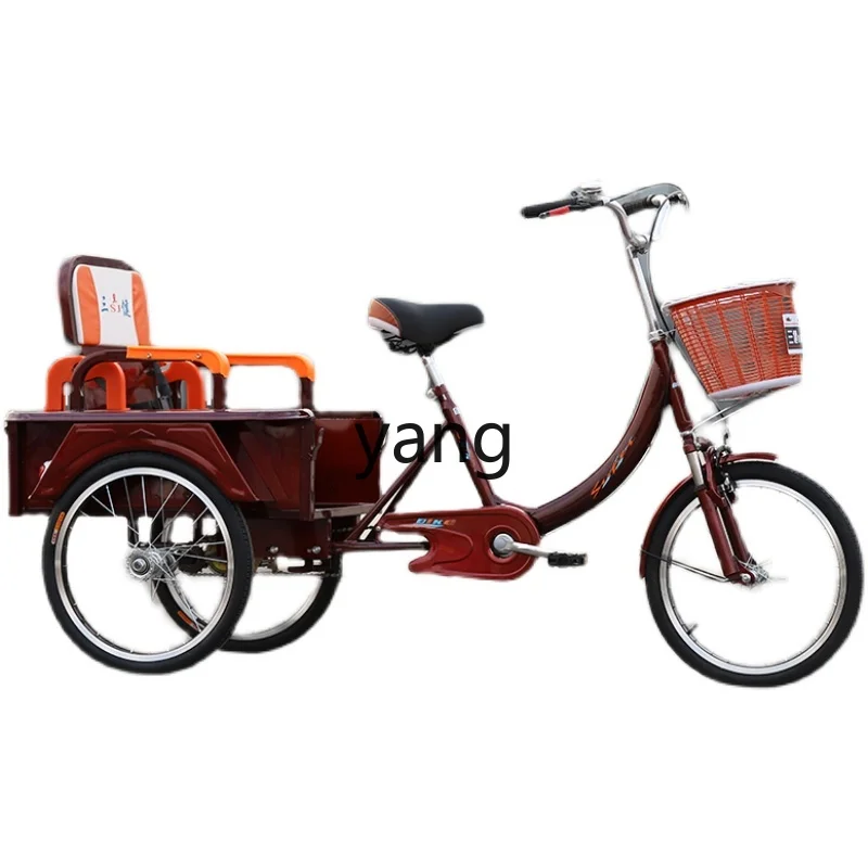 

Yjq Elderly Tricycle Elderly Pedal Small Bicycle Adult Pedal Foldable Human Scooter