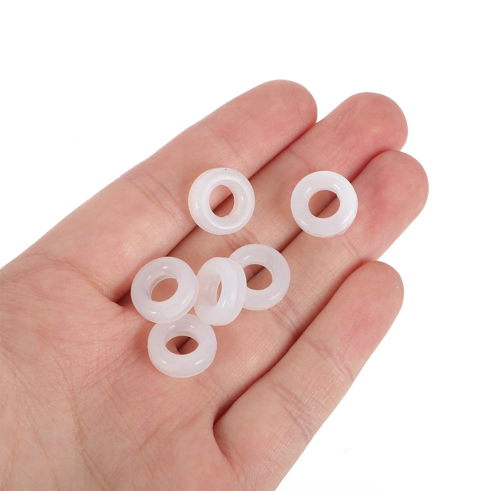 10Pairs Semitransparent Silicone Anti-Slip Rings Glasses Retainer Comfortable Temple Tips Eyeglasses Secure Fit for Reading