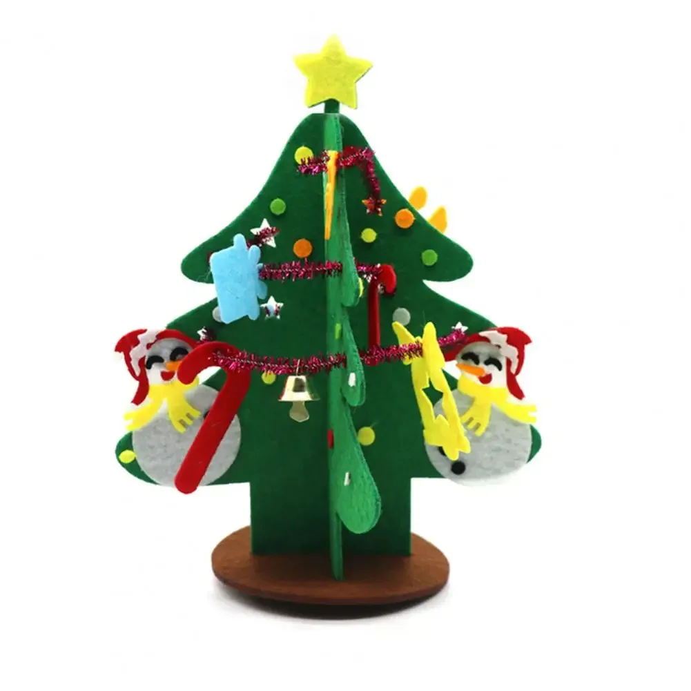 Christmas Decoration Xmas Tree for Home Decor Xmas New Year 2024 Navidad Party Ornaments Kids Handmade Crafts DIY Gift Accessory