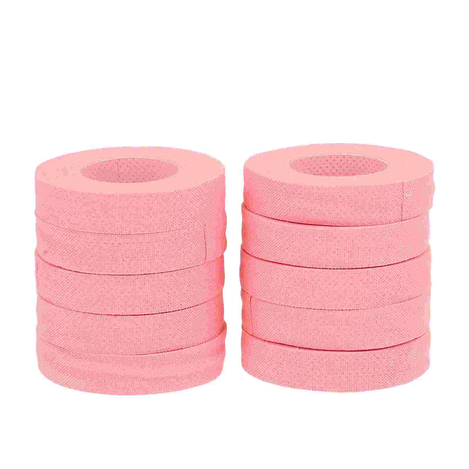 10 Rolls Electric Kalimba 5m Nail Tape Magnetic Chinese Zither Finger Pink Cotton Self-adhesive Tapes