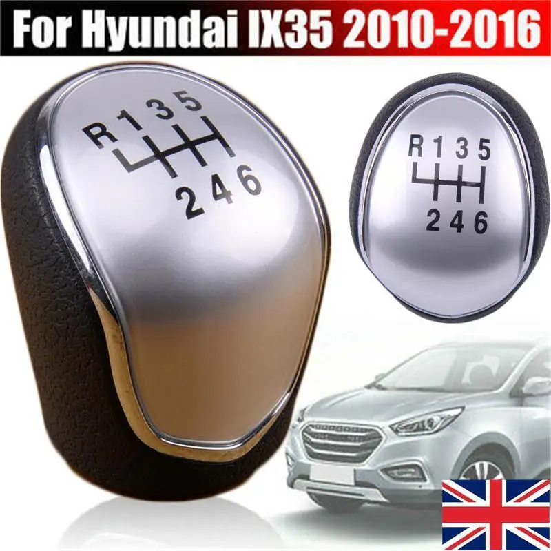 

6 Speed Gear Shift Knob Car Auto Manual Shifter Lever Stick Head Handball For Hyundai IX35 2012-2016 Auto Accessories