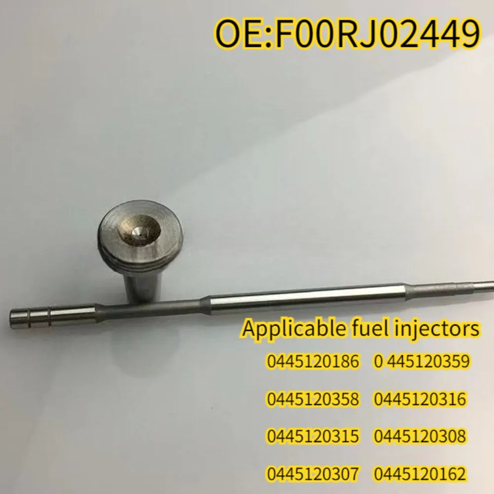 Original High Quality New For 4Pcs F00RJ02449 Common Rail Fuel Injector Control Valve Assembly For 0445120162 186 315 Injector