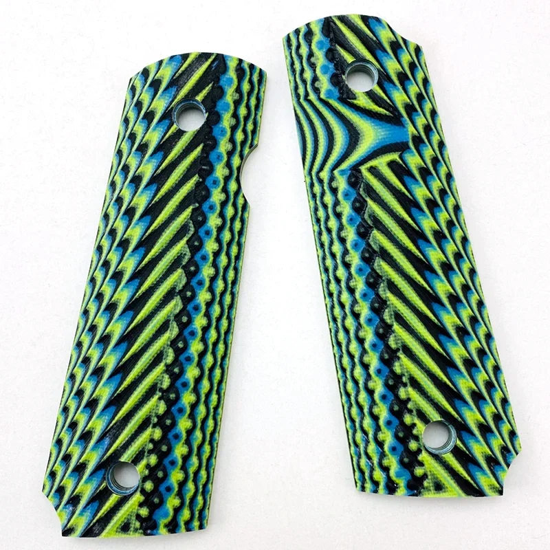 Durable G10 Material Non-slip Grips, OPS Texture Ambi Safety Cut Design Universal Full Size DIY Fitting Parts
