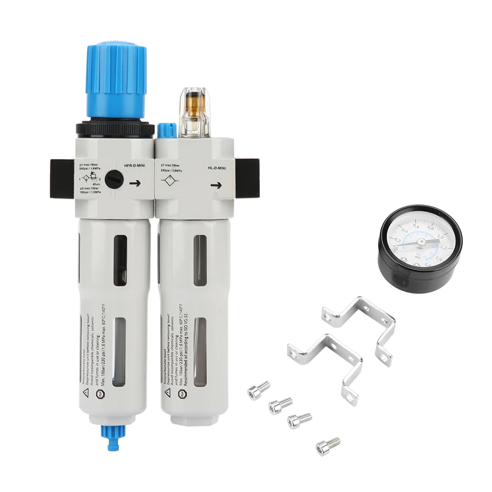 

Высокоэффективная регулировка перелива типа FRC-MINI-1/4 Клапан регулирования давления Процессор источника воздуха для герметизации сепарации масла