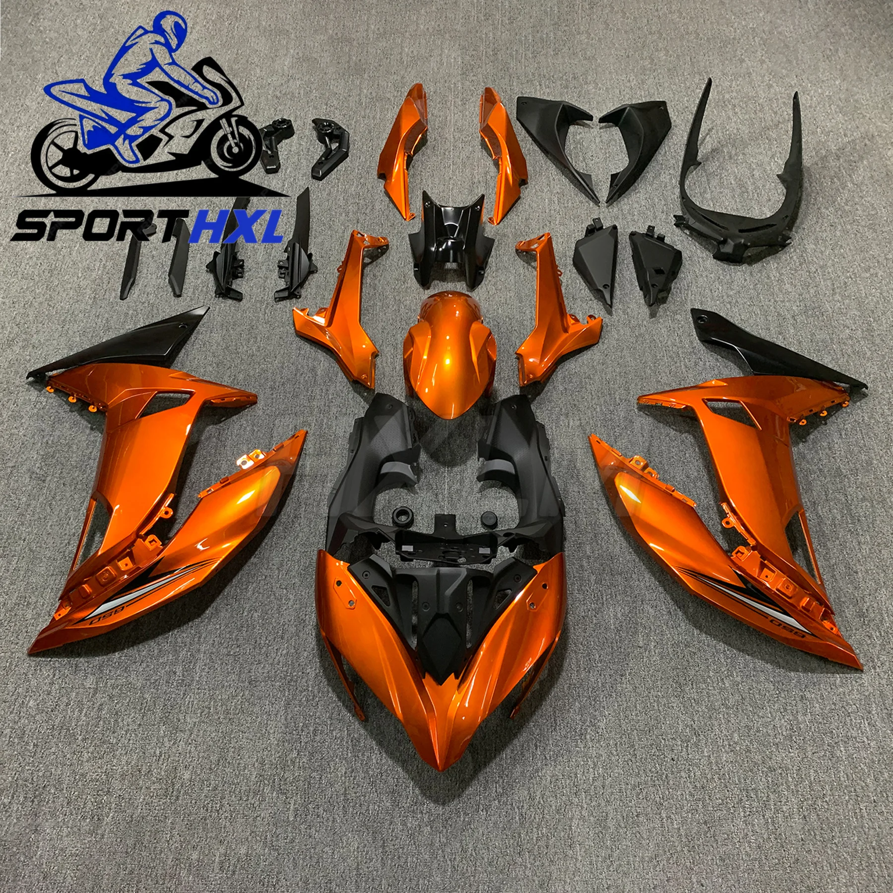 

Прочный комплект обтекателя кузова из АБС-пластика для Kawasaki Ninja650 ER6F 2017-2019, комплект обтекателя мотоцикла, полный комплект обтекателя, кузов