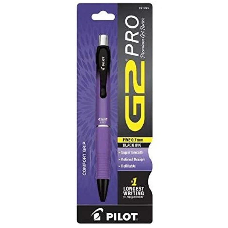 

2026 PILOT G2 PRO Press Type Gel Pen Core Black 0.7mm Exam Pen Calligraphy Stationery Office Student School Stationery
