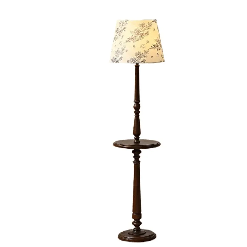 

French medieval floor lamp living room sofa shelf