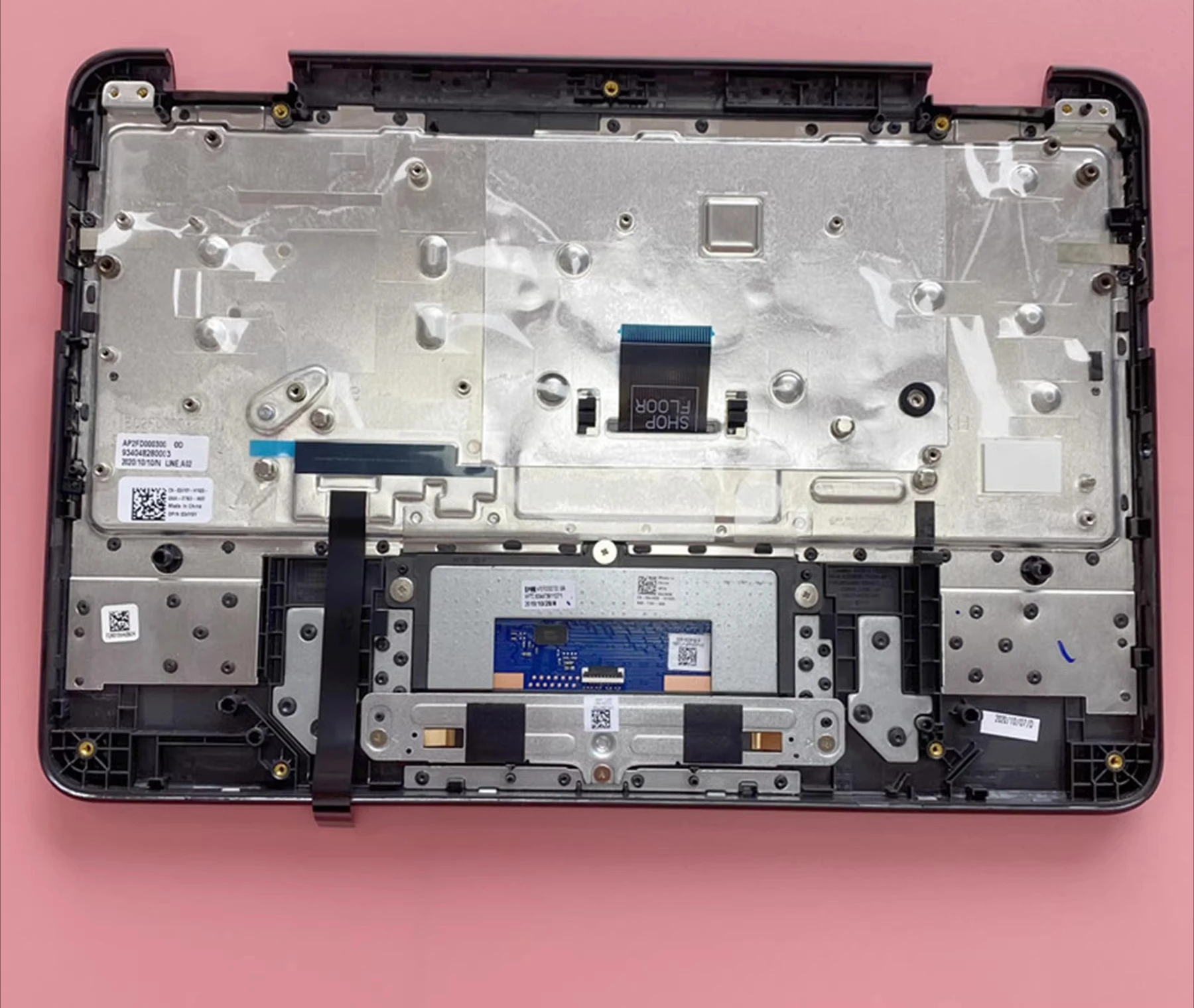 لجهاز Dell Chromebook 11 3100 2-in-1 C الجديد لوحة المفاتيح لوحة التتبع 034Y6Y