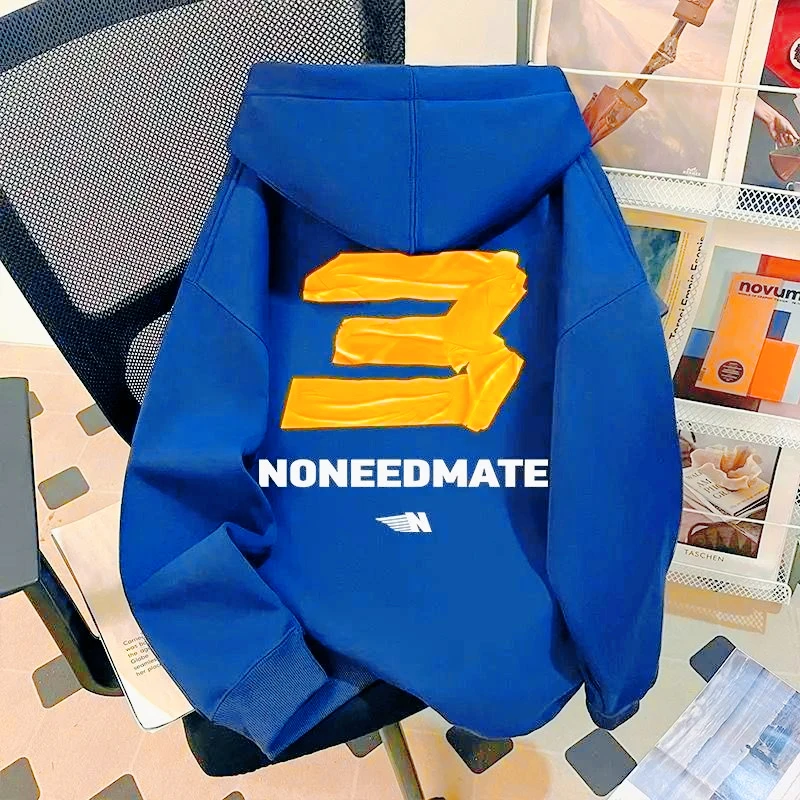 نسيج مريح، صديق للبشرة ودافئ، هوديي للأطفال مطبوع ثلاثي الأبعاد، نمط بسيط، نمط هوديي رياضي خارجي #2