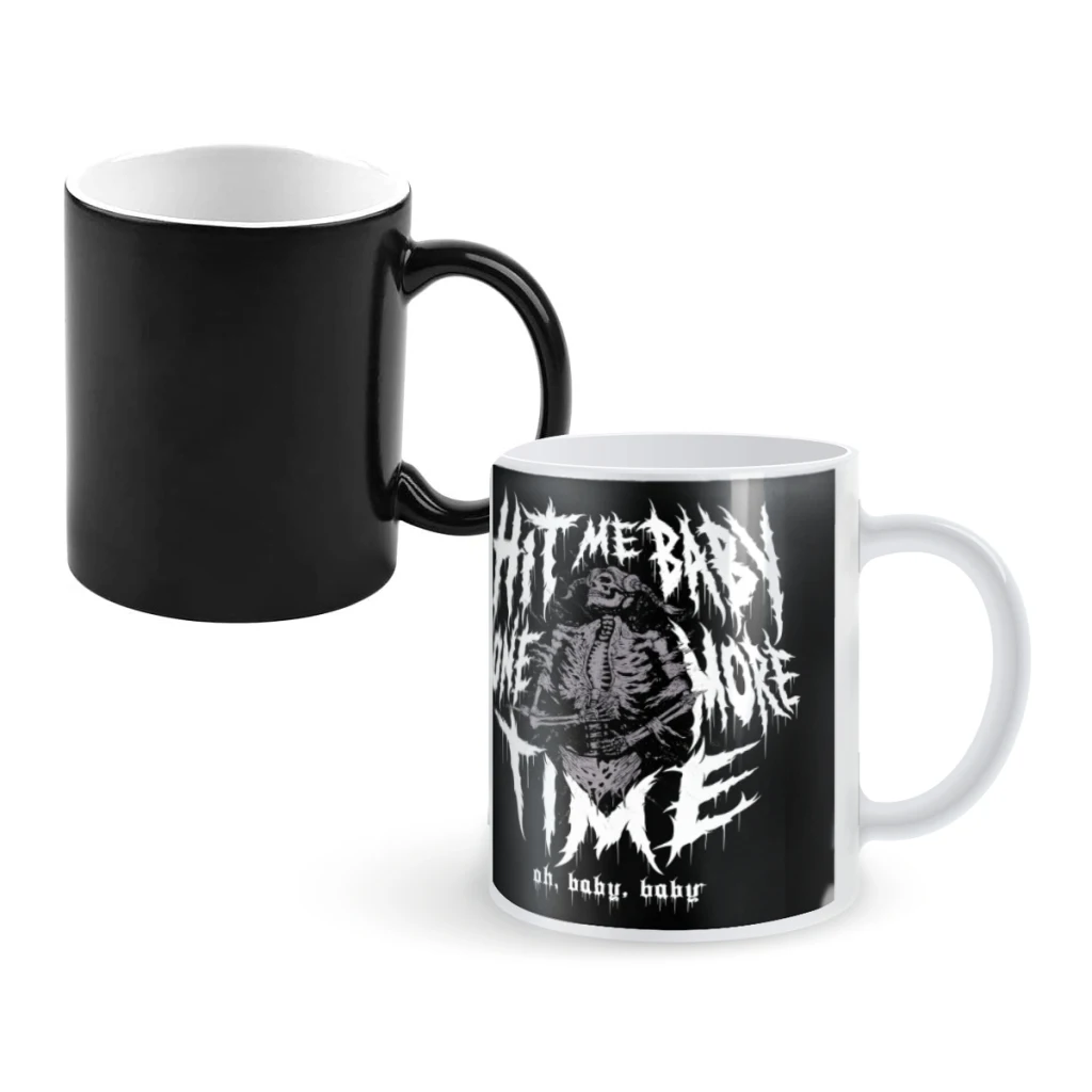 

Hit Me BabyCoffee Mugs And Mug Creative Color Change Tea Cup Ceramic Milk Cups Novelty Gifts