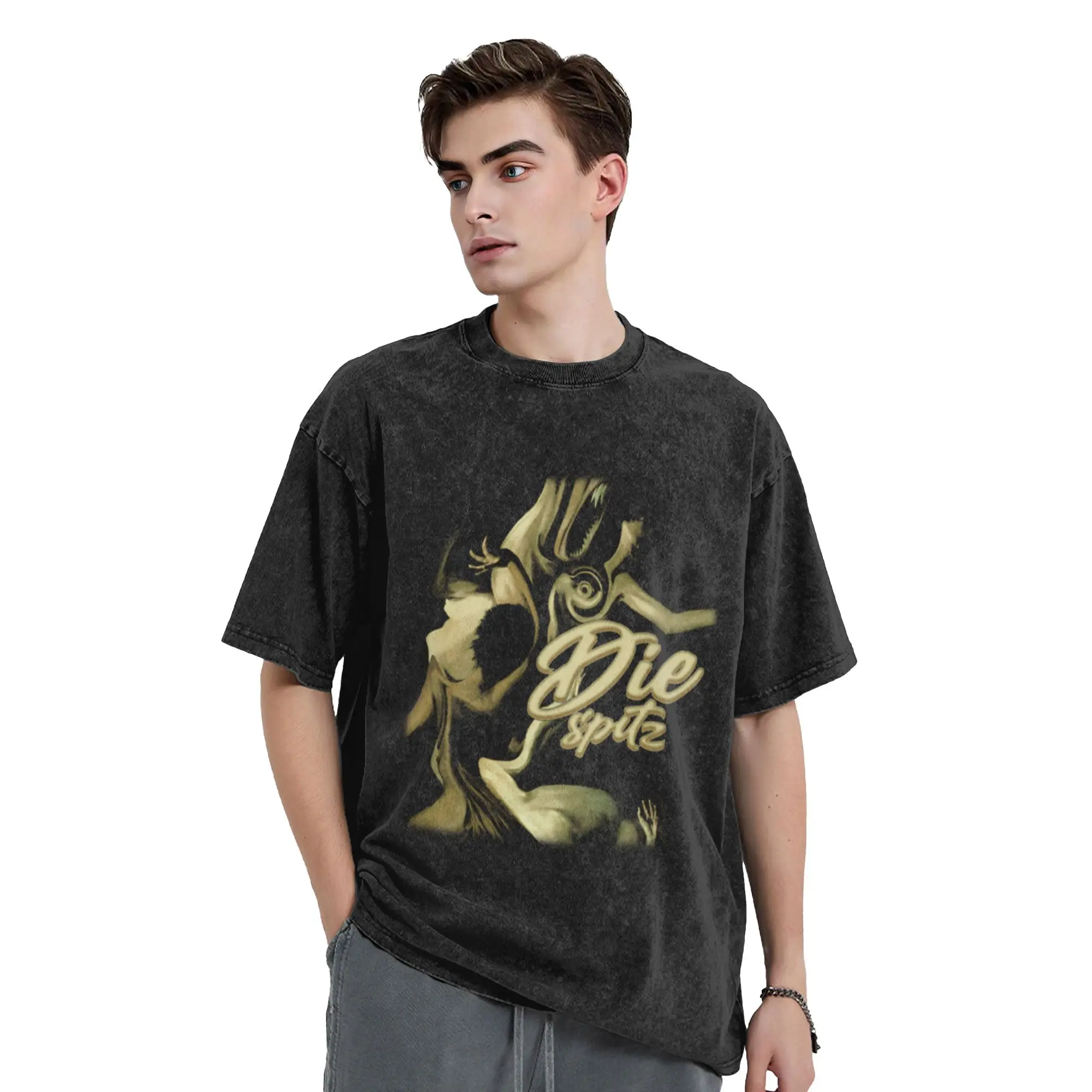 Vintage Typography Garage Rock Unique Cool A Vintage Oversized Cotton Unisex T-Shirts