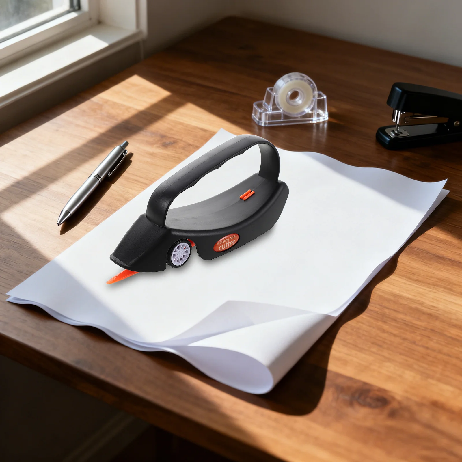 مجموعة واحدة من قطع الورق المنزلقة مع مقبض مريح لقضاء أداة قطع هدايا عيد الميلاد وأعياد الميلاد والهالوين #1