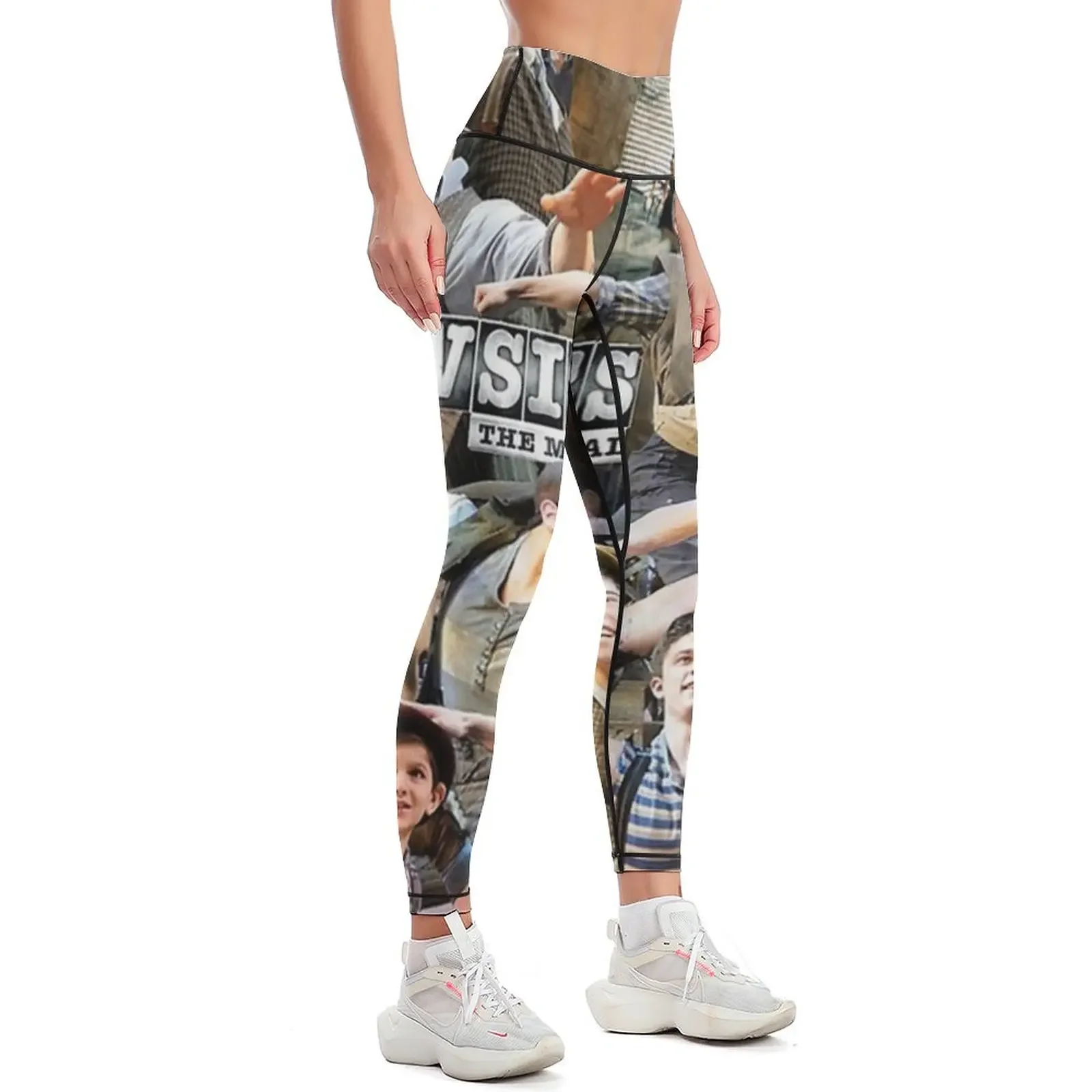 Newsies Broadway Musical Collage Leggings high waist Leginsy push up Women's tights Womens Leggings