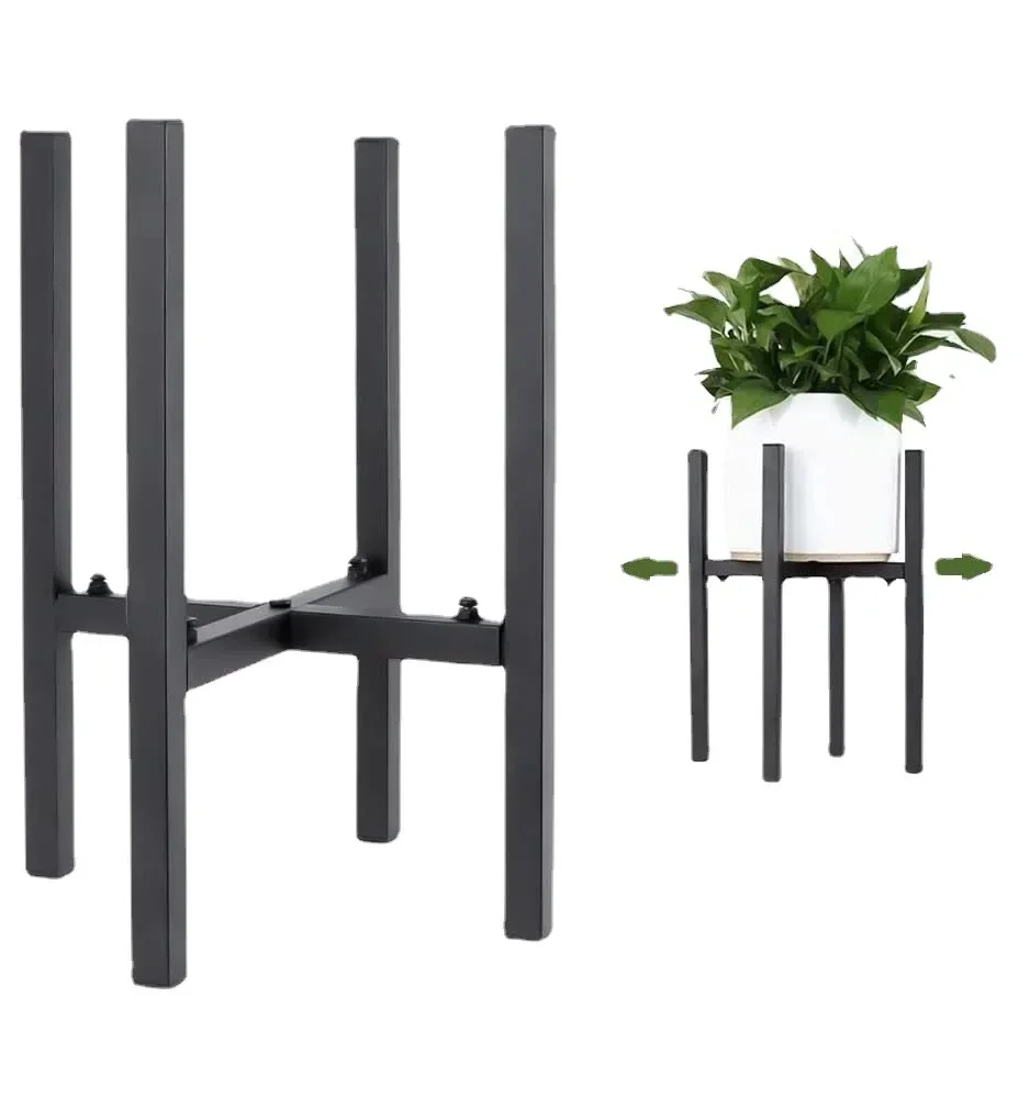 

Iron Wrought Flower Stand Flower Pot Container Holder Detachable Telescopic Display Stand Outdoor Garden Decoration Storage Rack