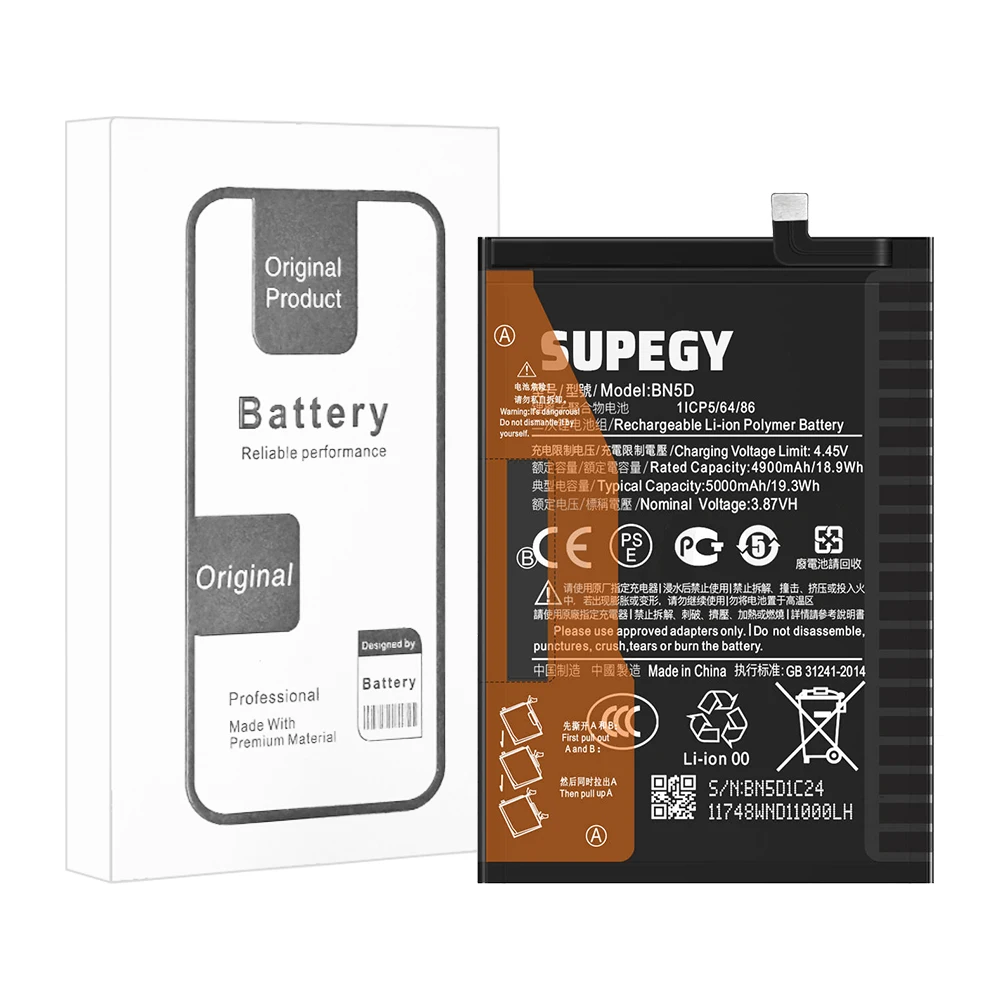 New High Quality BN5D Battery For Xiaomi RedMi Note 11/Note 11S 4G/M4 PRO 4G/Redmi Note 12S/Redmi Note 11 4G Battery