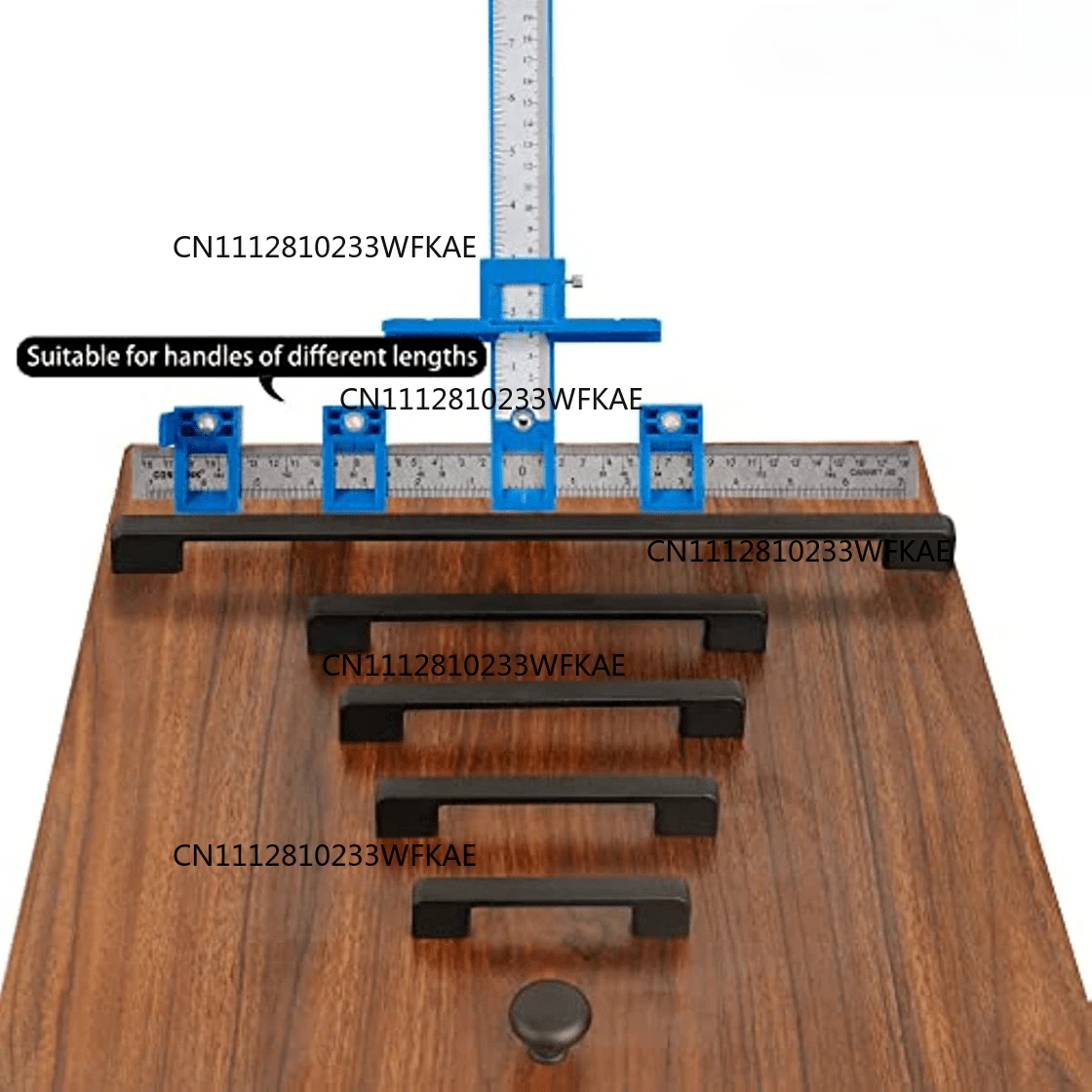 Cabinet Hardware Jig, Cabinet Hardware Template Tool-Adjustable Drill Guide for Fast and Accurate Installation