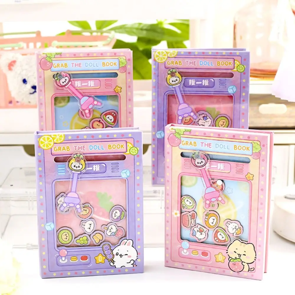 Interesting Color Inner Page Capybara Notebook Cute Doll Claw Machine Small Notepad Kawaii Diary Square Writing Pad Diary