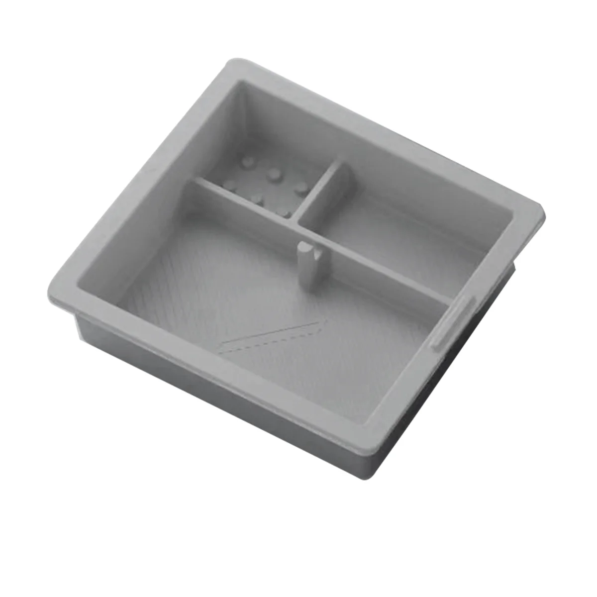 For + New Model3 Center Console Storage Box Organizer Interior Accessories Silicone Grey