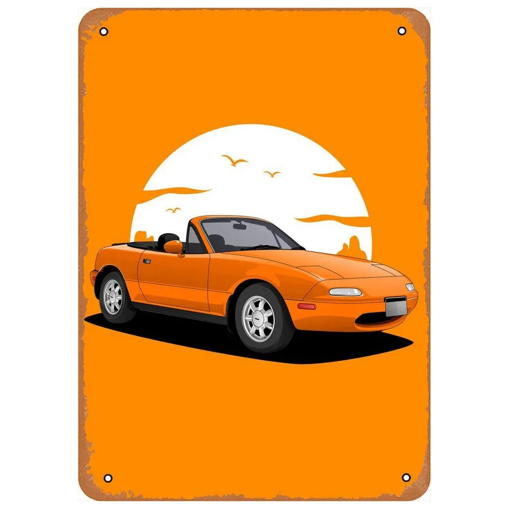 Auto Metal Tin Signs Plaque Racing Car Wall Decoration Vintage Art Posters Iron Painting for Man Cave Home Cafe Garage Club Bar