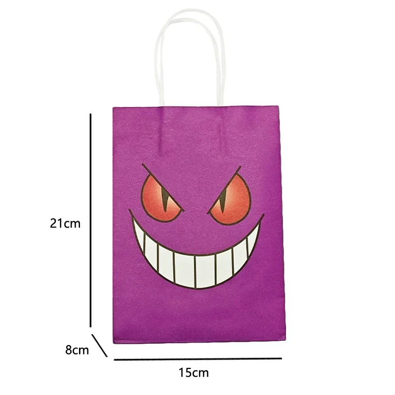Pokemon Verpackung Tasche Geburtstag Thema Geschenk Tasche Pikachu Party Süßigkeiten Snack Geschenk Tasche Charmander Squirtle Kinder Spielzeug Geschenk