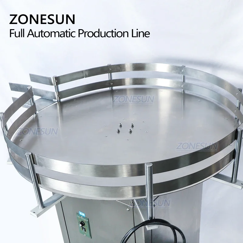 ZONESUN Custom Full Automatic Filling And Capping Machine Cosmetic Liquid Milk Honey Squeeze Vial Bottle Production Line