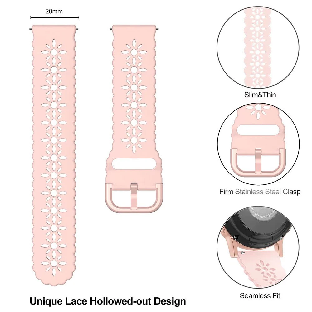 20mm Silicone Straps For Suunto 3 Fitness Bracelet Soft Replacement Bands For Polar Ignite/2/3/Unite Wristband Correa