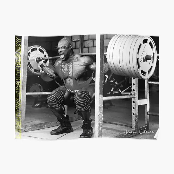 Ronnie Coleman Lightweight Baby  Poster Vintage Print Decoration Funny Picture Room Modern Art Home Wall Decor Painting No Frame