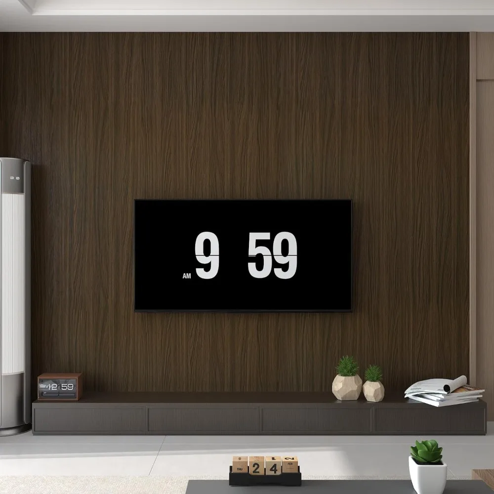 ورق جدران سميك وواسع جدًا من الخشب البني قابل للتقشير واللصق لأسطح الطاولات وأسطح الطاولة