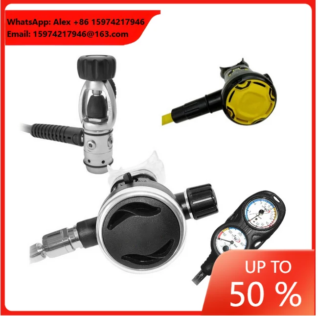 DeDePu Professional Grade Compatible Scuba Sidemount Compact Durable Diving Regulator Set Support LOGO Printing