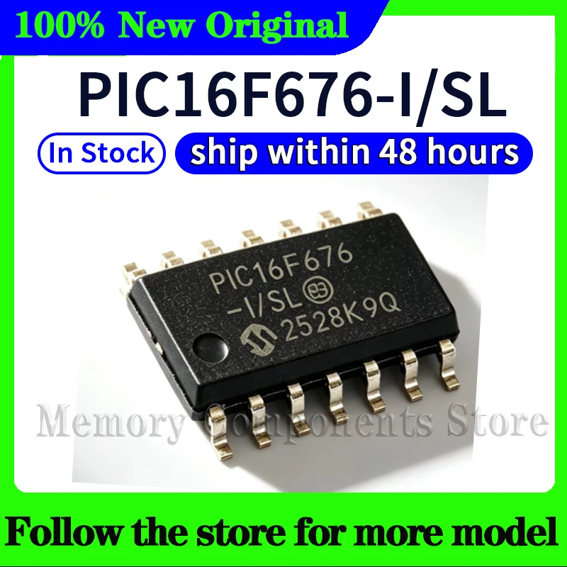 PIC16F676-I/SL Original In stock 48 hours ship